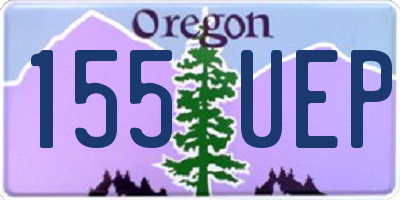 OR license plate 155UEP
