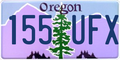 OR license plate 155UFX