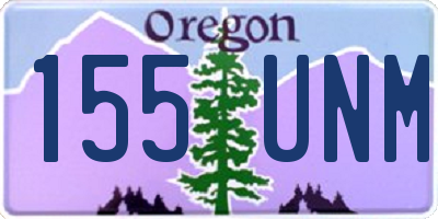 OR license plate 155UNM