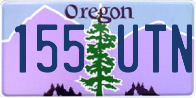 OR license plate 155UTN