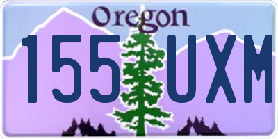 OR license plate 155UXM