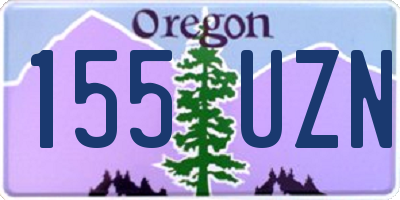 OR license plate 155UZN