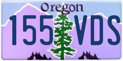 OR license plate 155VDS
