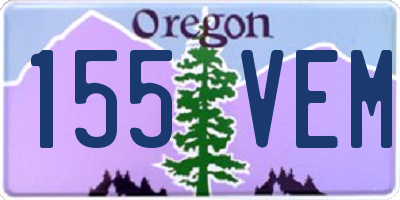 OR license plate 155VEM