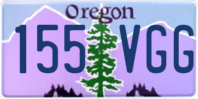 OR license plate 155VGG