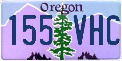 OR license plate 155VHC