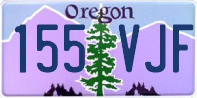 OR license plate 155VJF