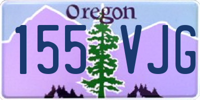 OR license plate 155VJG