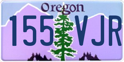 OR license plate 155VJR