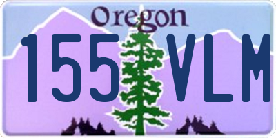 OR license plate 155VLM