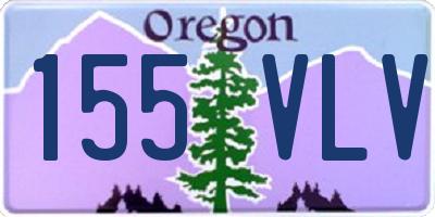 OR license plate 155VLV