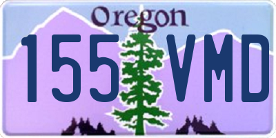 OR license plate 155VMD