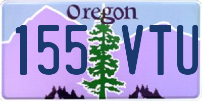 OR license plate 155VTU