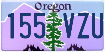 OR license plate 155VZU