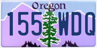 OR license plate 155WDQ