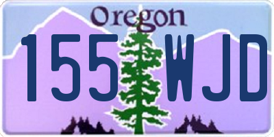 OR license plate 155WJD