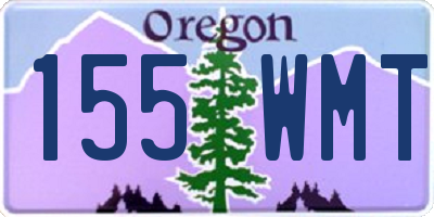 OR license plate 155WMT