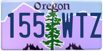 OR license plate 155WTZ