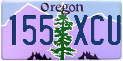 OR license plate 155XCU
