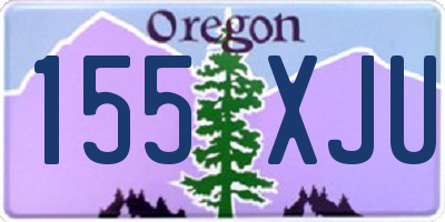 OR license plate 155XJU