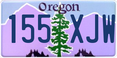 OR license plate 155XJW