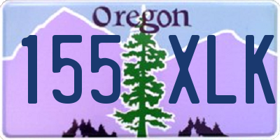 OR license plate 155XLK