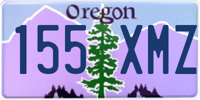 OR license plate 155XMZ