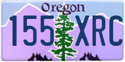 OR license plate 155XRC