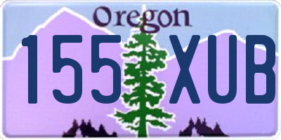 OR license plate 155XUB
