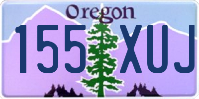 OR license plate 155XUJ