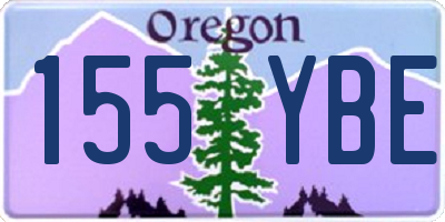 OR license plate 155YBE
