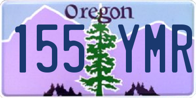 OR license plate 155YMR