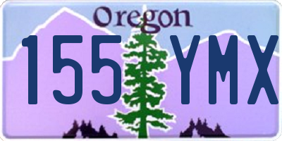 OR license plate 155YMX