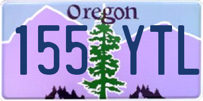 OR license plate 155YTL