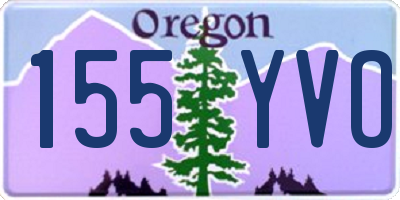 OR license plate 155YVO