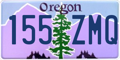 OR license plate 155ZMQ