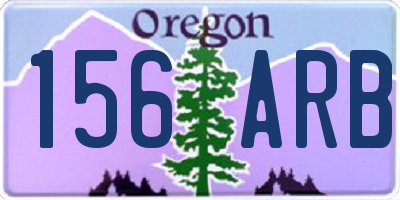 OR license plate 156ARB