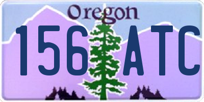 OR license plate 156ATC