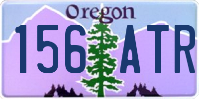 OR license plate 156ATR