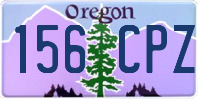 OR license plate 156CPZ