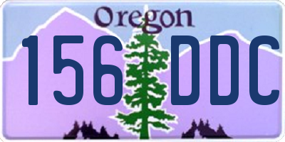 OR license plate 156DDC