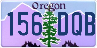 OR license plate 156DQB