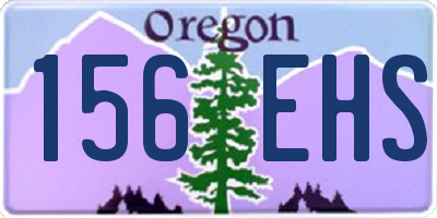 OR license plate 156EHS