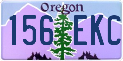 OR license plate 156EKC