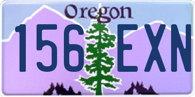 OR license plate 156EXN