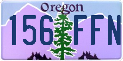 OR license plate 156FFN