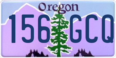 OR license plate 156GCQ