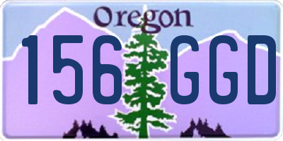 OR license plate 156GGD