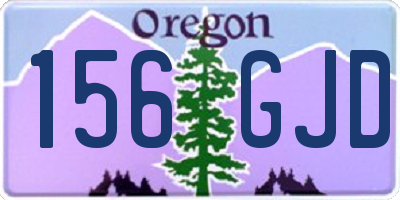 OR license plate 156GJD