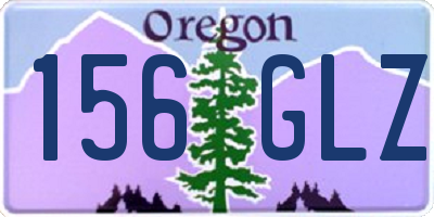OR license plate 156GLZ